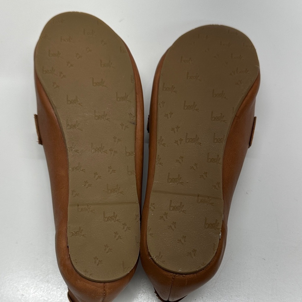 Beek Moorhen Leather Penny Loafers Slip On Shoes Honey Brown Womens Size 9.5 - Picture 7 of 12